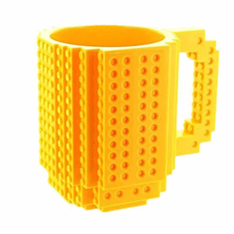 Lego Closeup Quadrant Pop Art Distressed Big Pattern Coffee Mug by